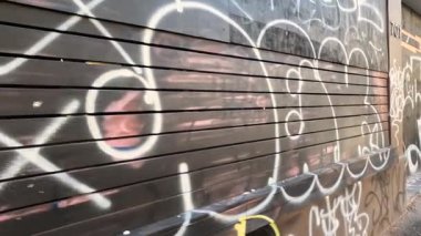 Melbourne, Avustralya 'da duvar yazısıyla kaplı.