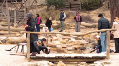 Ballarat, Avustralya 'da altın arayan insanlar