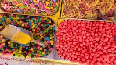 Vibrant assortment of sweets and sugar treats