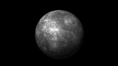 Timelapse of Mercury's rotation in space