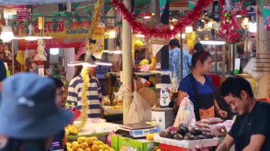 Bangkok, Tayland 'daki canlı piyasa etkileşimleri