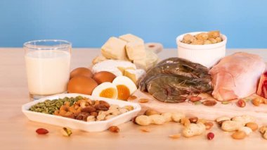 Masada gösterilen protein zengini gıdaların çeşitliliği