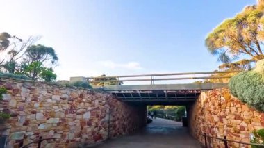 12 Havari yakınlarındaki sahne geçidi, Büyük Okyanus Yolu, Avustralya