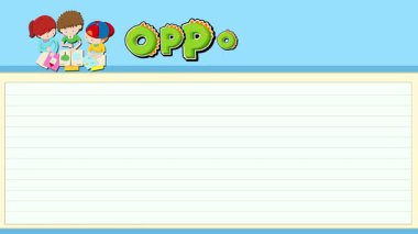 Ses efektleriyle etkileşen iki karakter arasındaki zıtlığı gösteren neşeli bir animasyon