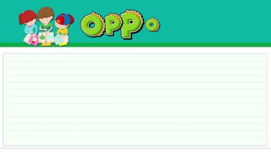 Oyuncu karakterler ve basit geçişler kullanılarak opak ve şeffaf kavramları gösteren renkli animasyon