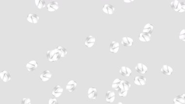 Değişen arka planlara karşı parasetamol kapsülleri düşüyor