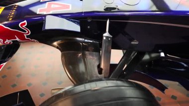 Formula 1 'in arka süspansiyonuna yakın çekim