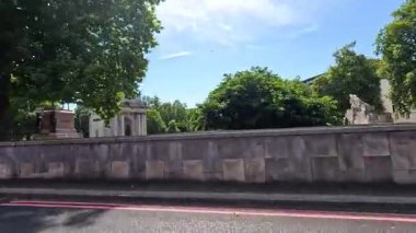 Londra, İngiltere 'deki anıt ve sokak sahnesi