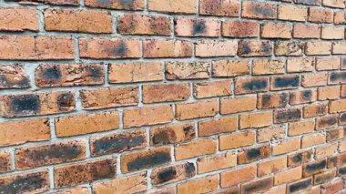 Close-up view of brick wall patterns