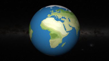 Dünya 'nın Londra' ya yakınlaşmasının animasyonu