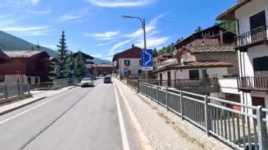 Piedmont, İtalya 'dan manzaralı sürüş