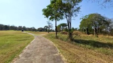 Tayland 'da sakin bir golf sahası.