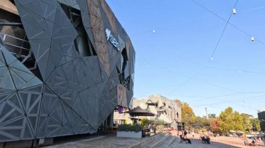 Melbourne 'daki modern binalar ve şehir manzarası