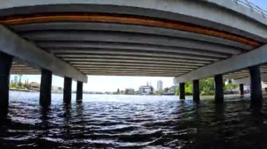 Köprünün altında manzara kanalı