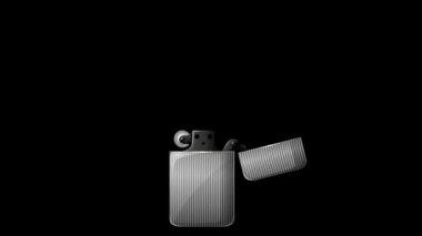 Canlandırılmış çakmak ateşler ve duman yayar