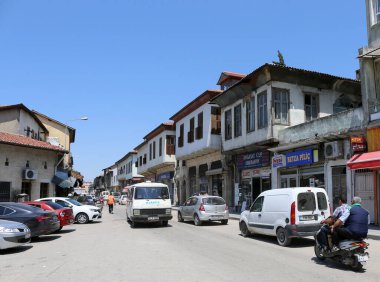 HATAY,TURKEY-JUNE 03:Streets and Old Homes of Old Antioch.June 03,2017 in Hatay, Turkey clipart