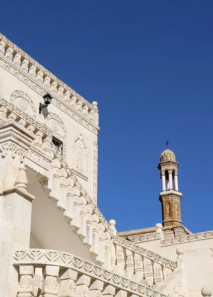 Assyrian Church Bell Tower Mansion Midyat Mardin Turkey — Stock Photo, Image