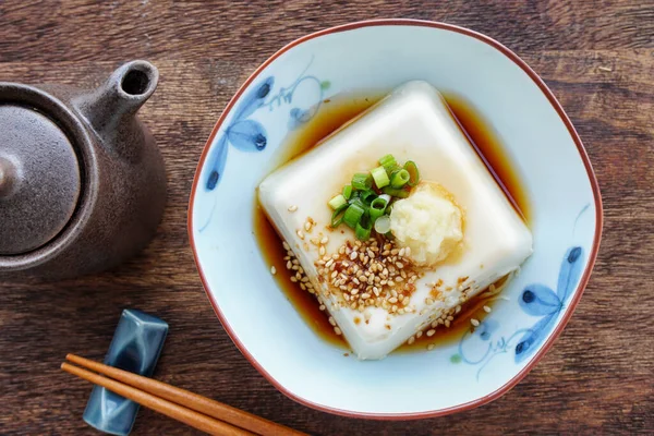 Japon Hiyayakko Soğutulmuş Tofu — Stok fotoğraf