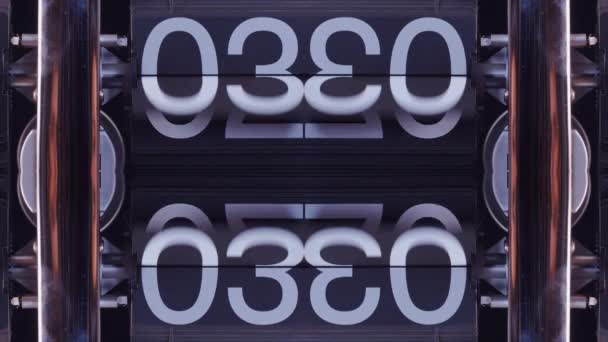 Padrão Abstrato Feito Stop Motion Relógio Analógico Antigo Câmera Lenta — Vídeo de Stock