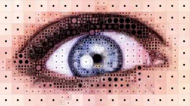 Retina taramasıyla bir gözün görüntüsünü kapat 