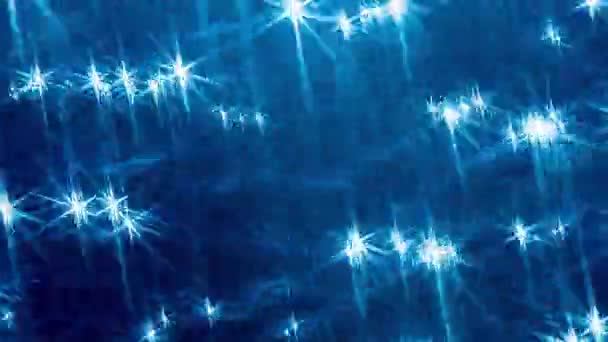 Abstract Sparkles Glitter Shapes Sunlight Reflecting Sea — Vídeos de Stock