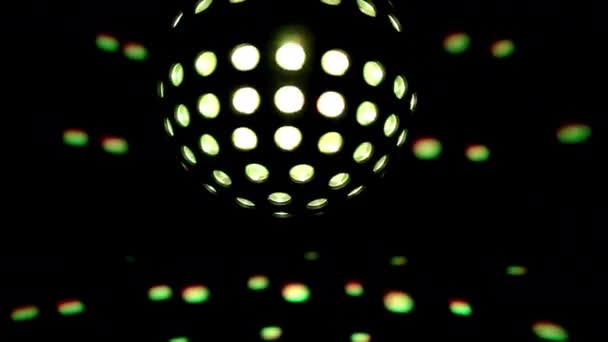 Colourful Disco Ball Lights Lasers Effects — Vídeo de Stock