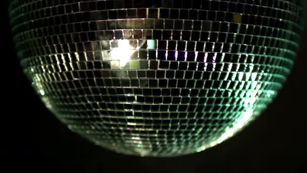 Colourful Disco Ball Lights Lasers Effects — Stock Video