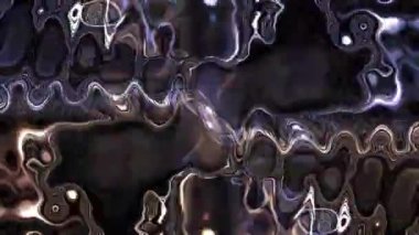 A colourful disco ball with lights made into hypnotic liquid pattern 