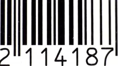 Stop motion of different images of barcodes sequenced together to make abstract patterns
