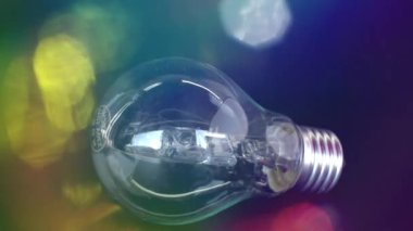 Light bulb smashed with a hammer shot in super slow motion