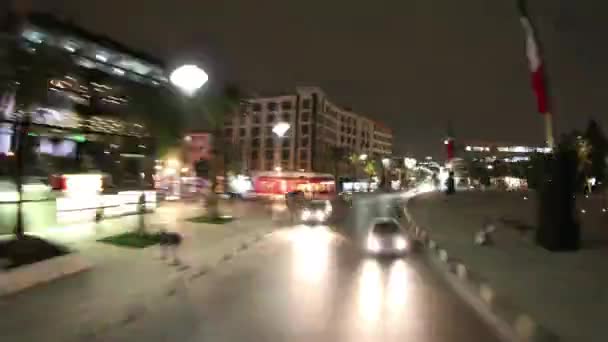 Time Lapse Shot Mexico City Tourist Bus — Stock Video
