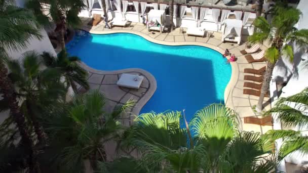 Swimming Pool Boutique Hotel — Stockvideo