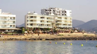 San Antoni kıyılarının Ibiza Baeleric 'te geçirdiği zaman dilimi.