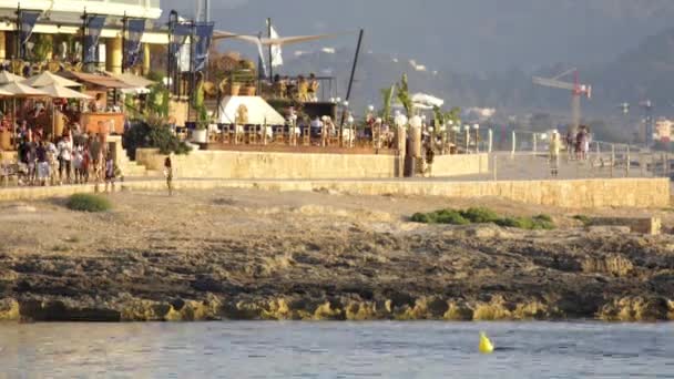 Чаммелапс Узбережжя Сан Антоні Ibiza Baeleric — стокове відео