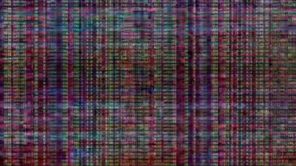 Computercode Datastroom Nuttige Achtergrond Programmering Video — Stockvideo