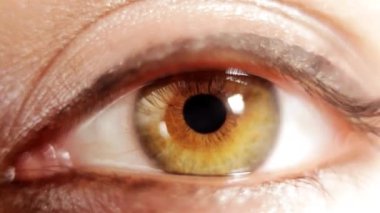 Güzel bir gözün yakın çekimi