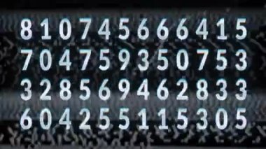 Bilgisayar kodu ve veri akışı. kullanışlı arkaplan programlama videosu