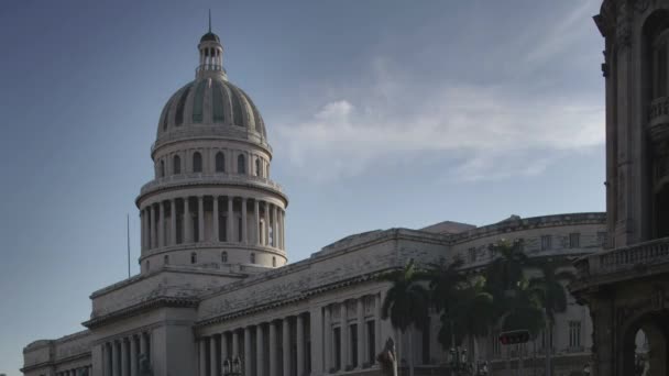 Edificio Capitolio Centro Havana Cuba — Vídeo de stock