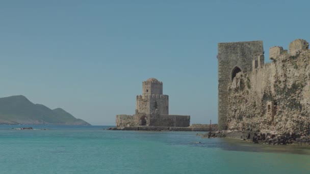 Bourtzi Château Methoni Grèce — Video