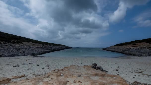Impresionante Playa Faneromeni Antiparos Grecia — Vídeos de Stock
