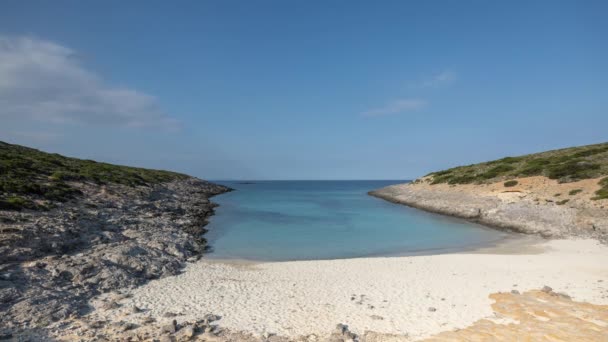 Antiparos Taki Göz Kamaştırıcı Faneromeni Plajı — Stok video