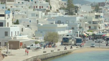 Naxos Yunanistan 'ın güzel naxos kasabası