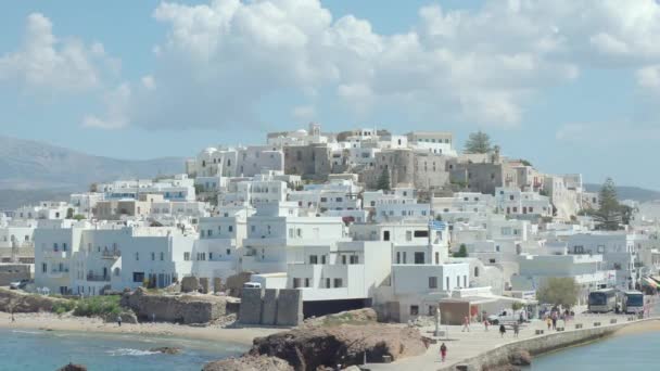Docela Naxos Město Naxos Řecké — Stock video