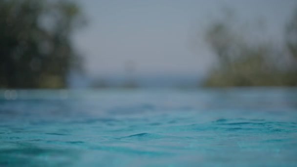 Вода Басейну Абстрактному — стокове відео
