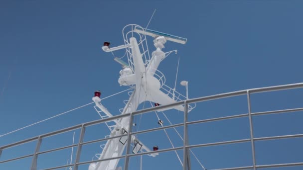 Sistema Radar Encendiendo Ferry — Vídeo de stock