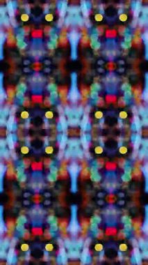 dikey videoda soyut ışık deseni