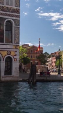 Kanal kenti Venedik 'in dikey görüntüleri