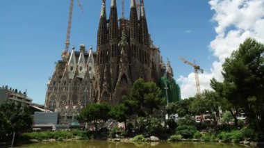 Barselona 'daki sagrada fama katedralinin zaman çizelgesi.