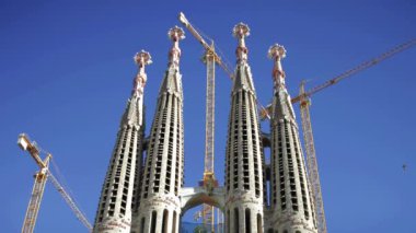 Barselona 'daki sagrada fama katedralinin zaman çizelgesi.