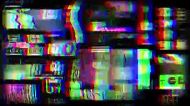 TV hatasının ızgarası ve geri sayım numaraları